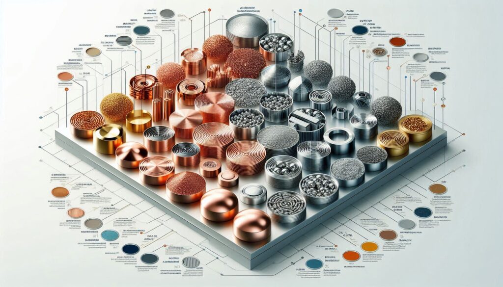 Types of Metals List